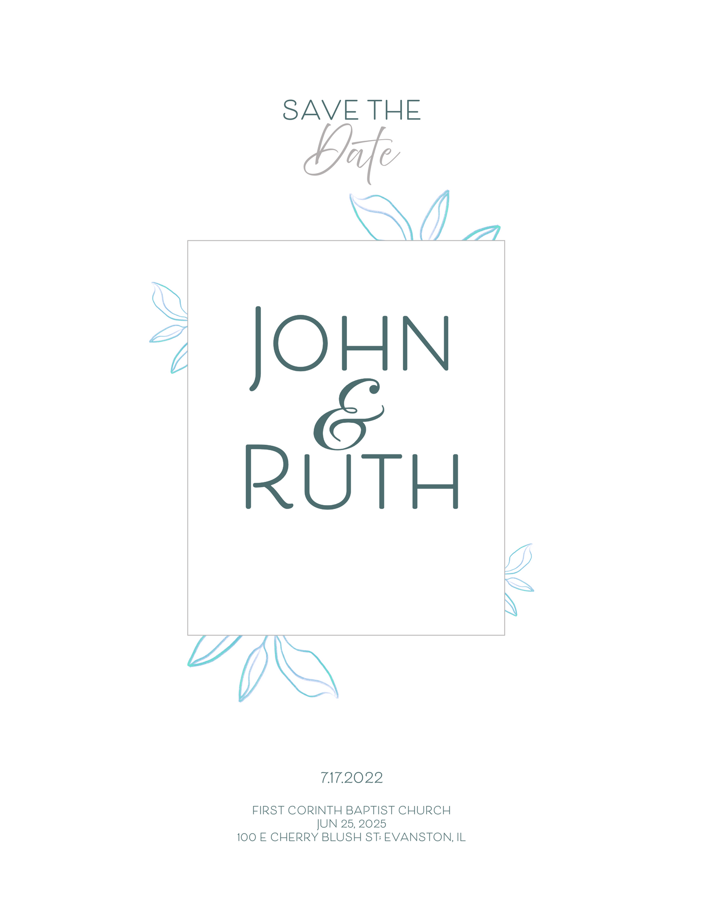 Plantilla personalizable para reservar la fecha y carta de fin de semana de boda (PDF editable y Documento de Google)
