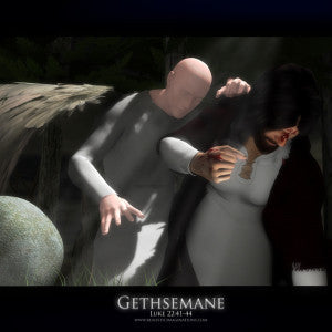 “Gethsemane” – Passion of Christ Series | Faith-Inspired Art Print (1 of 3)